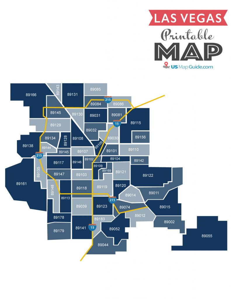 Las Vegas Zip Code Map 2020 Las Vegas NV Zip Code Map [Updated 2019]